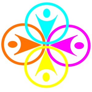 Graphic: TCC Logo of people in 4 solors