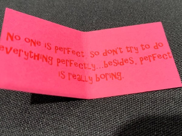 Photo: No one is perfect so don’t try to do everything perfectly…beside, perfect is really boring.