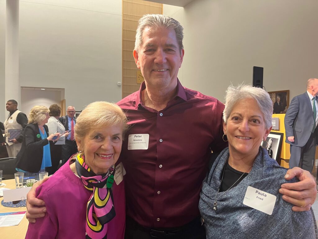 Photo: SuEllen, me, and her daughter, Paula Fried. 