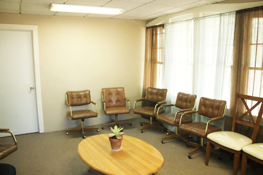 group therapy room at the caring center wichita